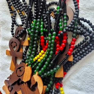 Ebony Wood Men Chain Necklace Top Quality